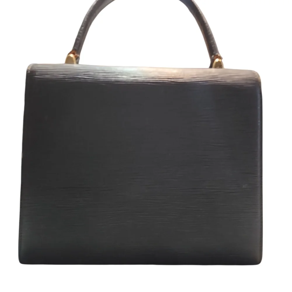Louis Vuittion Black Epi Malesherbes Bag M10994 - Picture 4 of 14